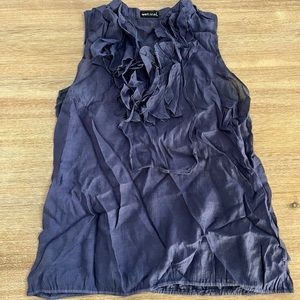 Blue Work Blouse Wet Seal